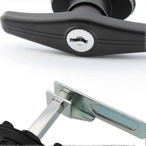 T-Handle Lock for Truck Cap Truck Canopy Camper Shell, Keyed Alike, Fit for 2