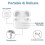 Wireless charging case compatible with AirPods 3rd generation charging case with fast charging and Bluetooth pairing sync button 4