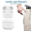 Wireless charging case compatible with AirPods 3rd generation charging case with fast charging and Bluetooth pairing sync button 5