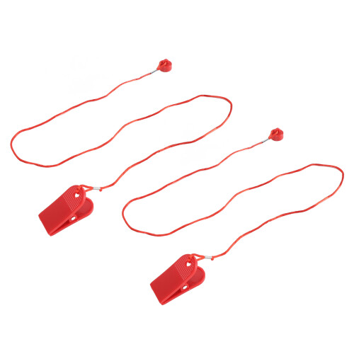 2PCS Universal Treadmill Safety Keys Security 2