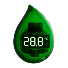 Aquarium Thermometer Digital Fish for Tank Thermometers LED for Touch Screen Adhere Out of The for Tank Temperatur(D)