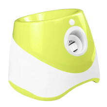 Automatic Dog Ball Launcher, Interactive Indoor Outdoor Dog Toy, Ball Thrower Machine with 3 Tennis Balls for Small Dogs, Light Green