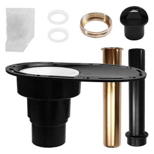 Quick-Install Freestanding Tub Drain Set with Brass Tailpiece for Easy Installation 1
