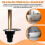 Quick-Install Freestanding Tub Drain Set with Brass Tailpiece for Easy Installation 5