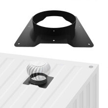 Roof Vent Adapter for Shipping Containers Designed for Corrugated Roof Window Vents to Minimize Heat and Condensation