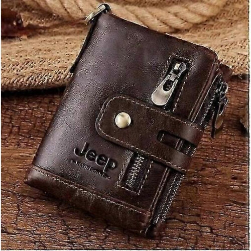 Jeep Genuine Leather Men's Wallet as a Gift 2