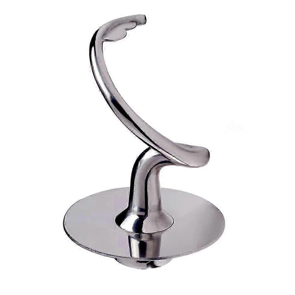 (As show, One size) Stainless Steel Spiral Dough Hook For Kitchenaid Stand Mixer, Fits 4.5-5 Qt Mixing Bowl For Tilt-he