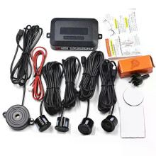 Universal 4 Sensors Buzzer 22mm Car Parking Sensor Kit Reverse Backup Radar Sound Alert Indicator Probe