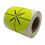 (Yellow)100 Pcs Archery Target Paper Face for Arrow Bow Shooting Hunting Practice 1