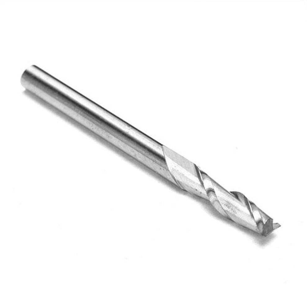 Solid 3.175Mm Carbide 2 Flute Spiral Bit End Mill Router Milling Cutters 477169050090