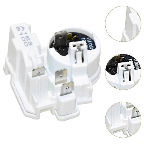 (3 pin) Refrigerator Compressor PTC Starter Lower Starting Current 8100 Relay Spares No pin 2