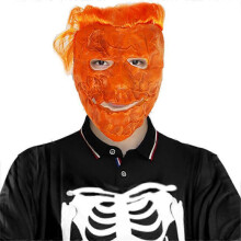 (Style 15) Halloween Creepy Zombie Mask, Scary Walking Dead Man Head Mask, Latex Horror Costume Cosplay Props for Adults With Gauze