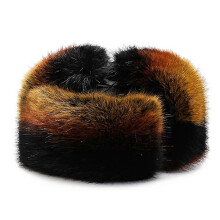 (COLOR 4) Winter Trapper Hat - Leather Russian Ushanka Trooper Aviator Hats for Men & Women - Snow Eskimo Hat with Ear Flaps for Cold Weather