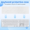 Capa protetora de silicone fina para teclado com N 5