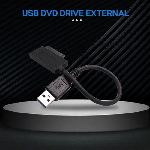 USB 3.0 σε 7+6 13Pin Slimline SATA για φορητό υπολογιστή CD/DVD R 2