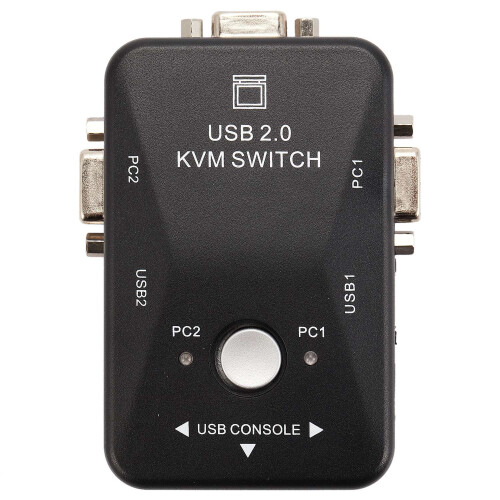 Διακόπτης USB KVM 2 Θυρών VGA SVGA Box 2.0 Mo 1