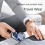 Ηλεκτρική ξυριστική μηχανή με επαναφορτιζόμενη ψηφιακή οθόνη USB M 4