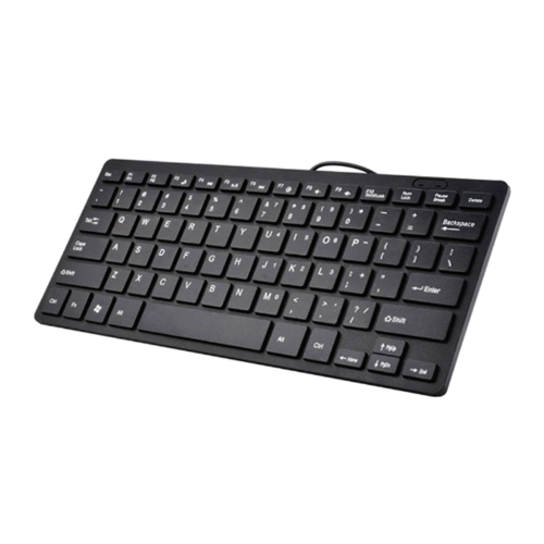 Teclado USB compacto con cable - Ultrafino para PC Min
