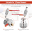 2 stuks V5 J Hotend Extruder Hot 0,4 mm 3D Printer Par 6