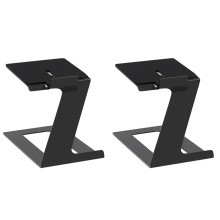 Paire de supports d'enceintes de bureau, rehausseur pour la plupart des petites enceintes