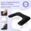 Bracciolo per manicure per unghie Tech: regolabile a forma di U 4