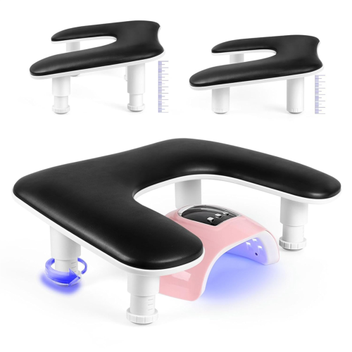 Bracciolo per manicure per unghie Tech: regolabile a forma di U 2