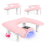 Bracciolo per manicure per unghie Tech: regolabile a forma di U 3