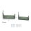 Ράφι προβολής σανίδας σερφ, γάντζο για τοποθέτηση στον τοίχο Sno 4