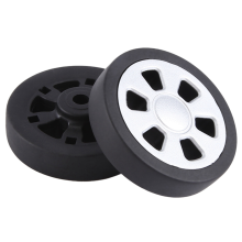 Juego de 2 ruedas de repuesto para maletas de 55 x 13 mm