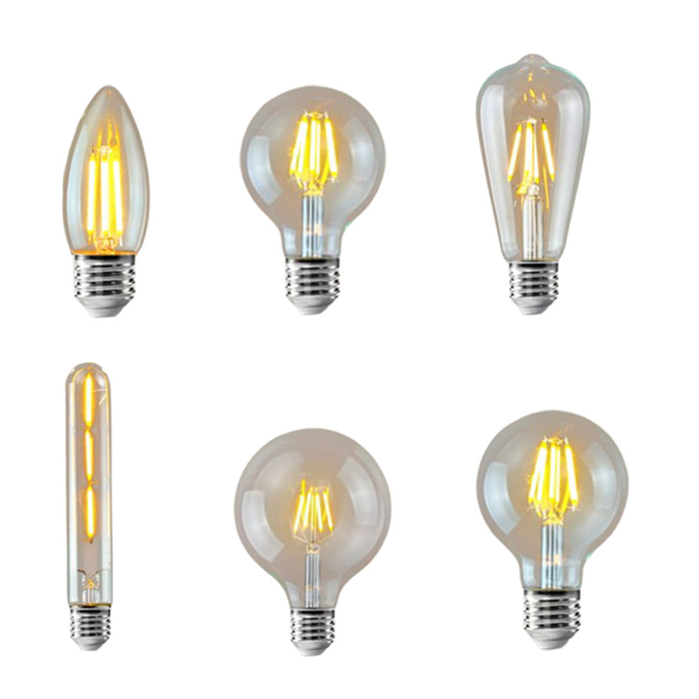 Lampadina Vintage E27 Da 4 W C35 ST64 G80 G95 G125 T185 Led-image