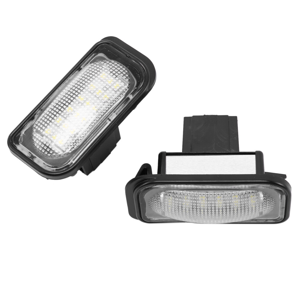 2 Pezzi Di Luce Targa A Led Bianca Per Auto W203 Nu