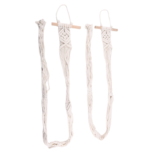 2 peças cabides para chapéus de macramê boho cabide cowboy b 2