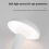 Lampe de table LED à intensité variable, chargement sans fil, blanc chaud 5