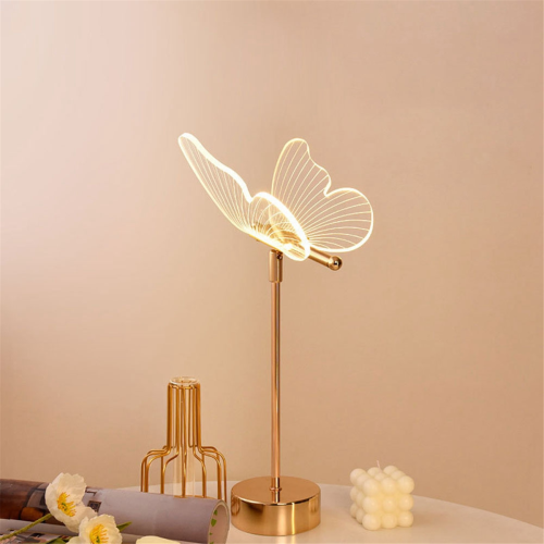 Lampe de table papillon USB 1800 mAh rechargeable Amb 2