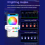 Ρολόι LED Nixie Tube IPS με έγχρωμη οθόνη, ψηφιακό DIY 11