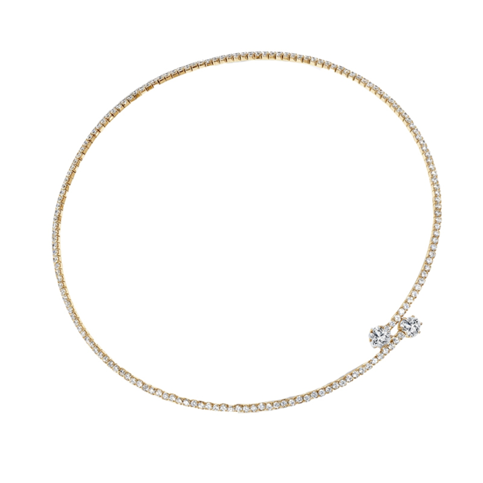 Collana Di Lusso Leggera Con Cuore Di Moissanite Di Alta Gamma Per