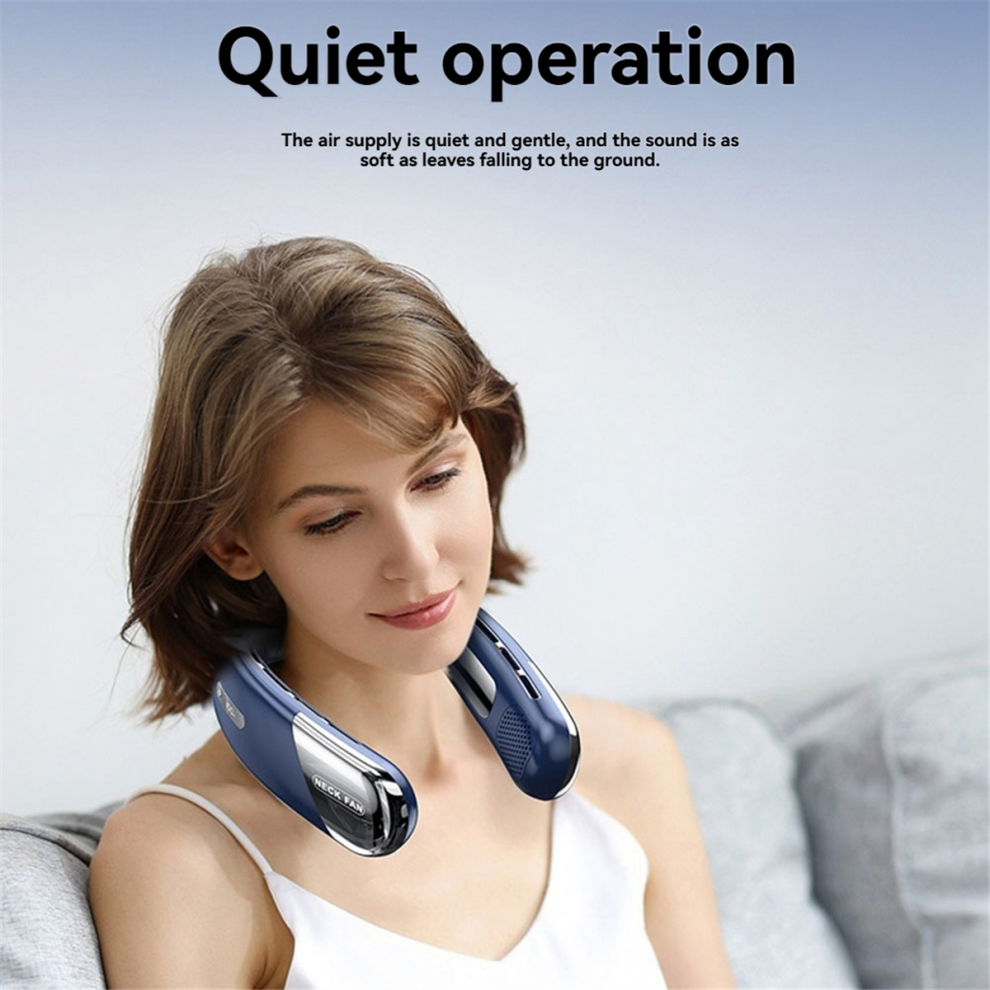 Ventilatore Portatile Usb Silenzioso Da Collo 1200 Mah Senza Pale Cooli