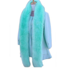(COLOR 27) Women's Men's Extra Large Faux Fox Raccoon Fur Scarf Collar Stole Shawl