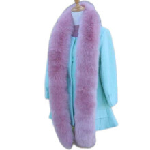 (COLOR 28) Women's Men's Extra Large Faux Fox Raccoon Fur Scarf Collar Stole Shawl