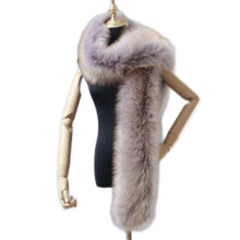 (COLOR 23) Women's Men's Extra Large Faux Fox Raccoon Fur Scarf Collar Stole Shawl