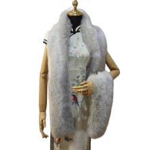 (COLOR 29) Women's Men's Extra Large Faux Fox Raccoon Fur Scarf Collar Stole Shawl