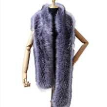 (COLOR 30) Women's Men's Extra Large Faux Fox Raccoon Fur Scarf Collar Stole Shawl