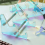 Support de clavier amovible en acrylique multicolore transparent 7