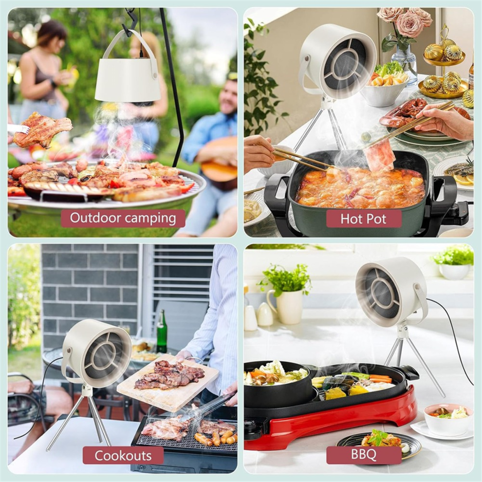 Hotte de cuisine portable avec ventilateur d'extraction de bureau
