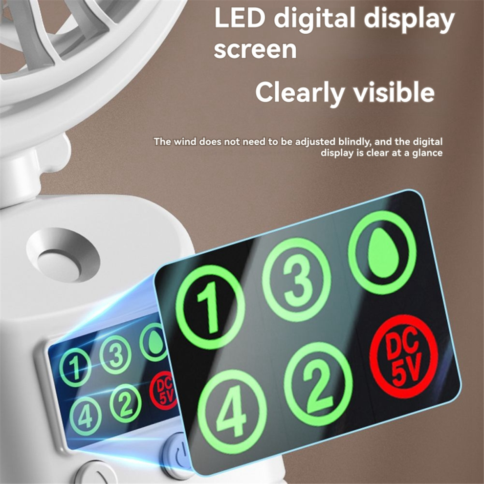 Ventilatore A Quattro Velocità Con Capacità Di Ricarica, Mi