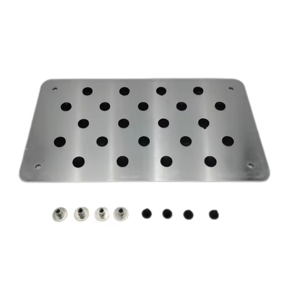 Tappetino Per Auto In Lega Di Alluminio Senza Moquette Per Pedali