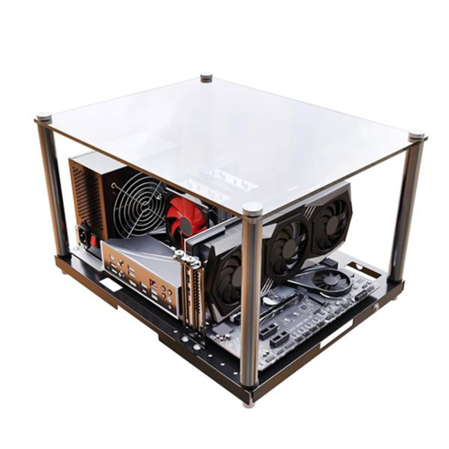 Teste de PC Gabinete Aberto Rack Bancada Quadro DIY Gaming C