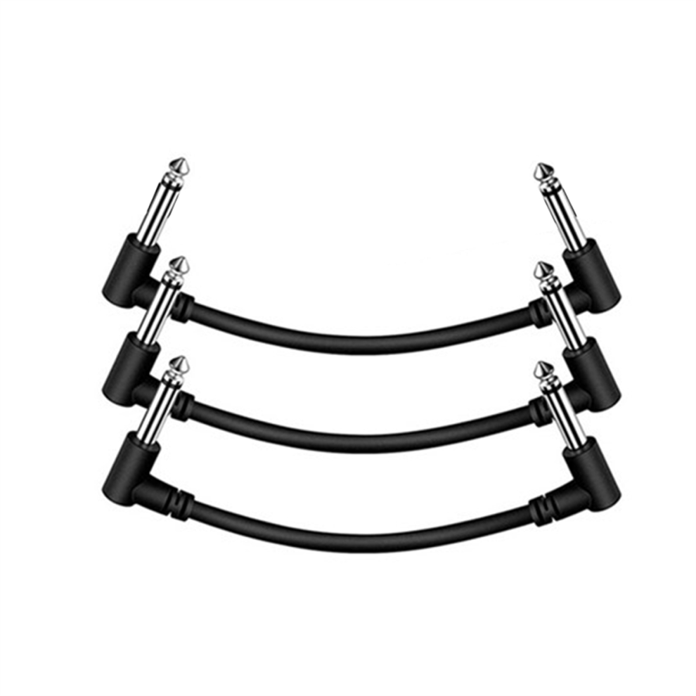 3 Cavi Patch Per Chitarra Con Spine Da 1/4 Di Pollice Per Effetto Pedale
