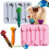 2er-Pack Buntstift-Recycling-Formen, florales 3D-Silikon 3