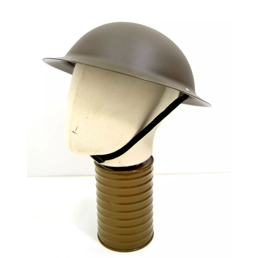 Military Surplus Plastic Helmet Ww2 Tommy Helmet Sturdy Lightweight Adult Size Black